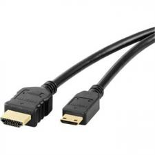 Mini HDMI Male to HDMI Male Cable GOLD Plated Connectors, 2meter
