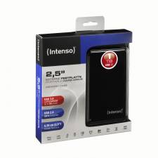 Intenso 1TB (1000GB) Black Slim External Mobile USB3.0 Hard Disk, Retail