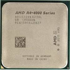 AMD A4 4020 Dual Core 3.2GHz Socket FM2 CPU with Radeon HD7480D Graphics, OEM + Fan