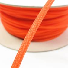 Cable Braid Sleeving - 4mm - UV Orange - 5 metre