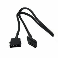 4Pin Molex Internal Power extention cable - 60cm Black Sleeved