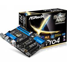 ASRock Z97 Pro4 Intel Socket 1150 USB3.0 Sata3 6Gbs Quad Crossfire and CrossfireX DDR3, DVI, HDMI and VGA ATX Motherboard