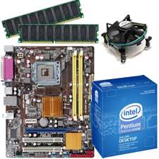 Intel E5300 2.5GHz CPU - 4GB DDR2 800MHz RAM - Asus P5KPL-AM EPU Motherboard Bundle
