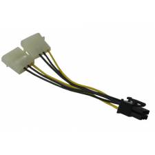 4Pin Molex to 6Pin PCI Express Power Adapter for Graphics Cards