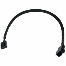 4pin PWM Fan Power internal extention cable - 30cm Black Sleeved