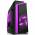 CIT F3 Purple/ Black Micro ATX Gaming Case, No PSU