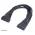 Akasa FLEXA P24 Black Sleeved 24pin (20+4) ATX PSU Extension cable - 40cm