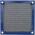 80mm Aluminium Anodized Mesh Fan Filter (Blue)