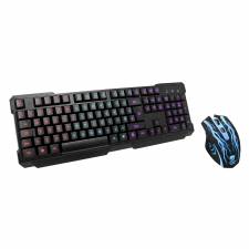 Powercool Lightning Gaming Keyboard and Mouse Set With Blue / Red / Purple LEDs