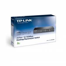 TP-Link TL-SF1024D 24 Port 10/100 Desktop Switch, Retail