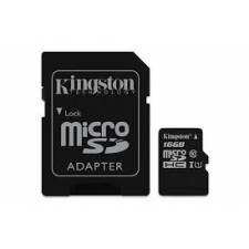Kingston 16GB SDHC/SDXC Class 10 Micro SD & SD Adapter - Retail