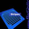 AC Ryan RadGrillz Stripes 120mm Single - Acryl UV Blue