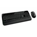 Microsoft Wireless Desktop 2000 black keyboard and mouse set, Retail Boxed